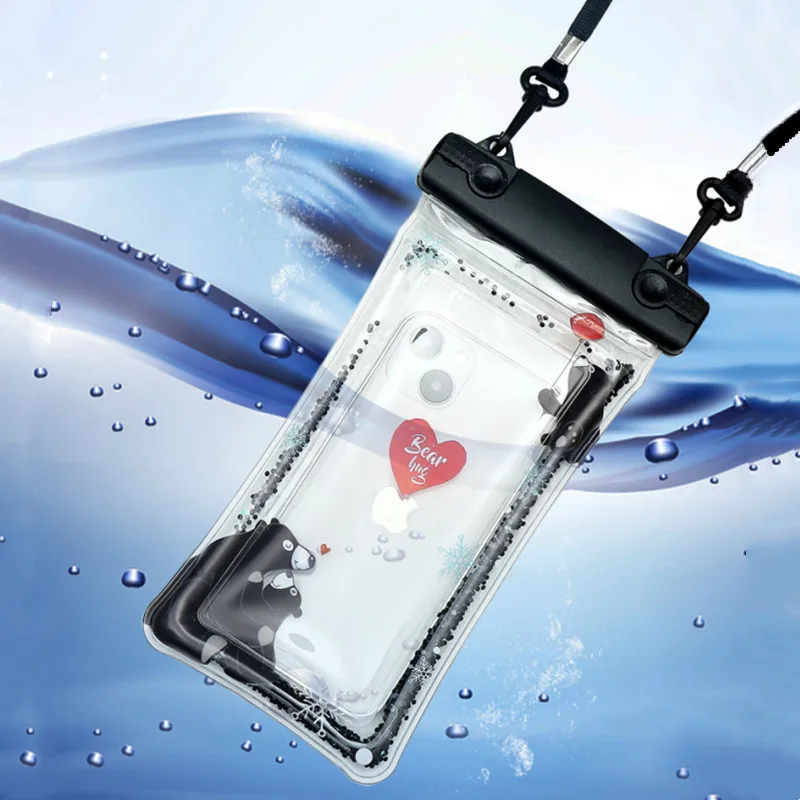 PVC Waterproof Phone Pouch Cartoon Cute Floating Air Bag Mobile Phone Case Underwater Boating Fishing Rafting Swimming Dry Bag
PVC Waterproof Phone Pouch Cartoon Cute Floating Air Bag Mobile Phone Case Underwater Boating Fishing Rafting Swimming Dry Bag