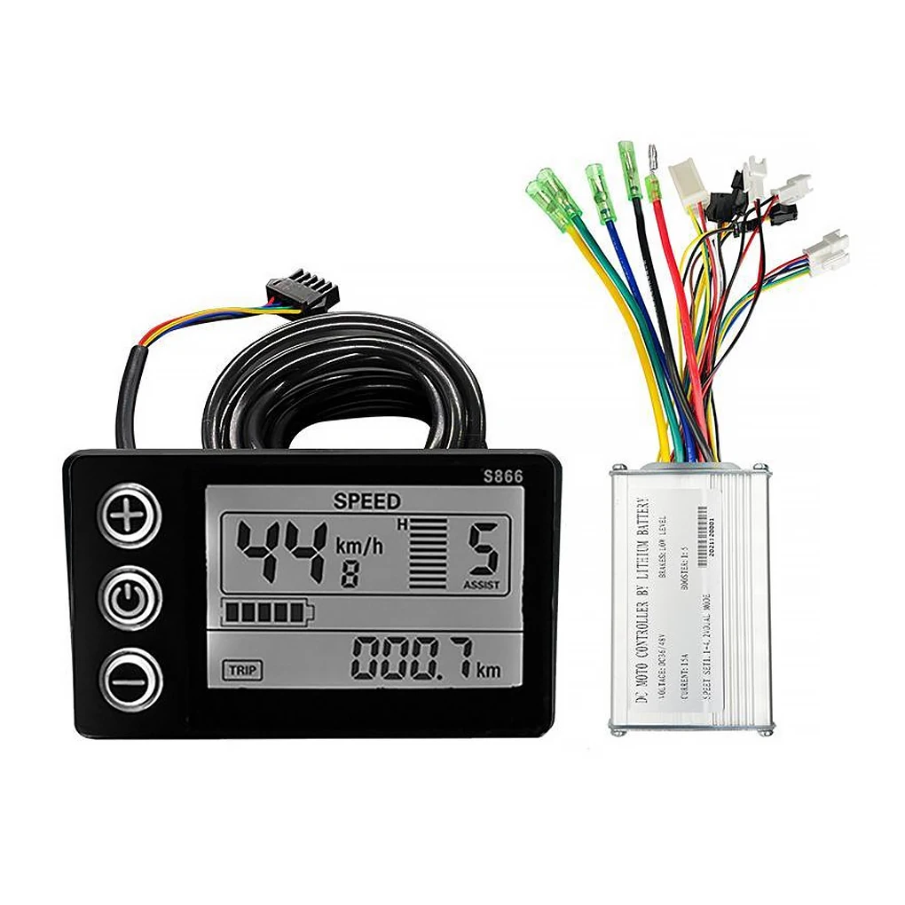 Electric Bike LCD Screen Motor Speed Controller Set Waterproof Speedometer Odometer Scooter Accessories Replacement
Electric Bike LCD Screen Motor Speed Controller Set Waterproof Speedometer Odometer Scooter Accessories Replacement