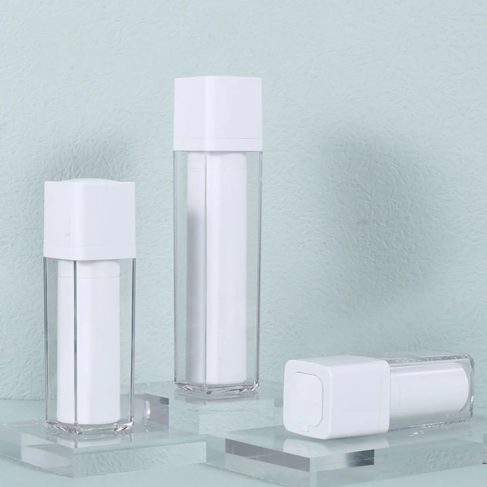 3 Pcs Lotion Pump Bottles Practical Airless Cream Vacuum Plastic Travel Container
3 Pcs Lotion Pump Bottles Practical Airless Cream Vacuum Plastic Travel Container