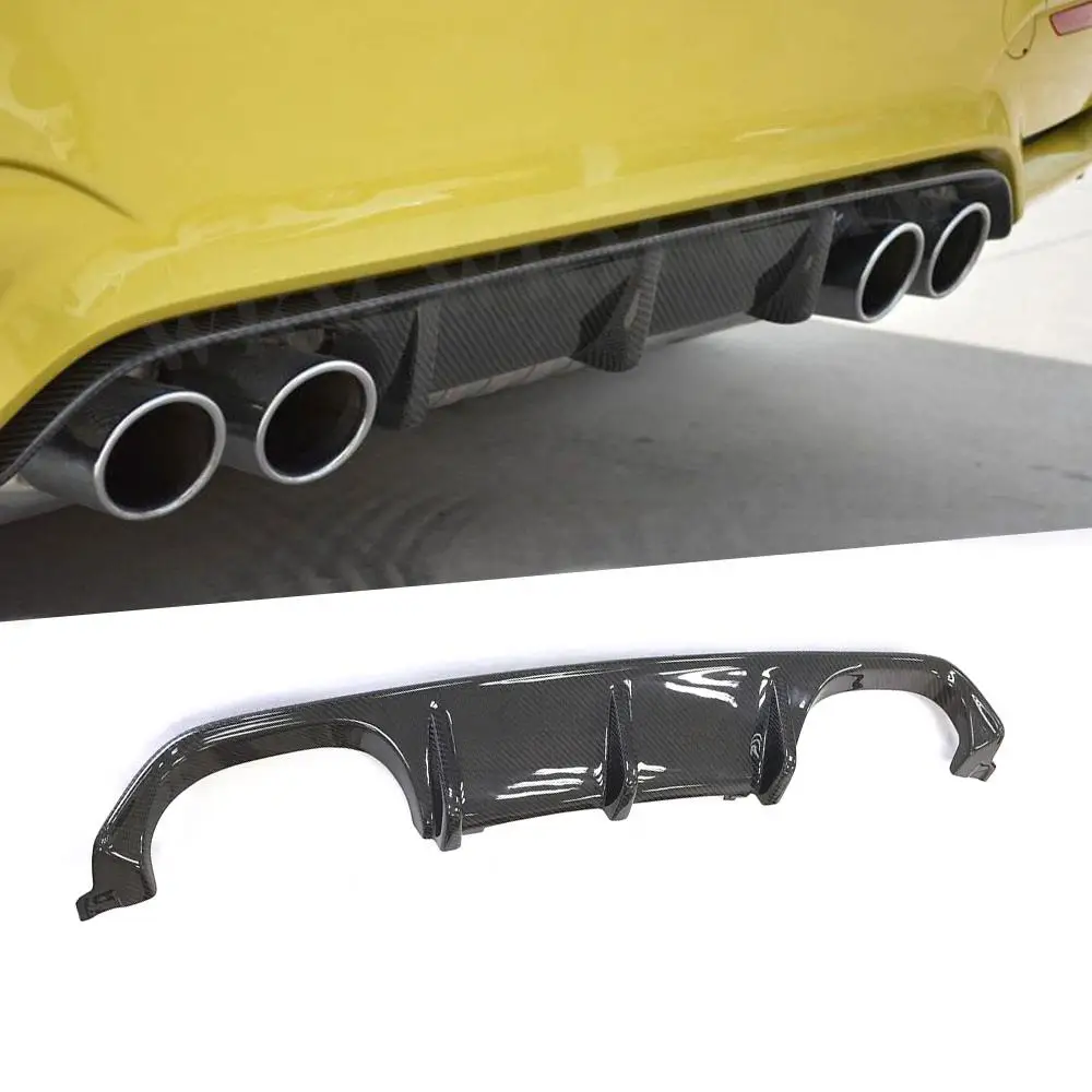 For M3 M4 Carbon Fiber FRP Car Rear Bumper Lip Spoiler Diffuser for BMW 3 4 Serises F80 M3 F82 F83 M4 2014-2017 Bumper Guard
For M3 M4 Carbon Fiber FRP Car Rear Bumper Lip Spoiler Diffuser for BMW 3 4 Serises F80 M3 F82 F83 M4 2014-2017 Bumper Guard