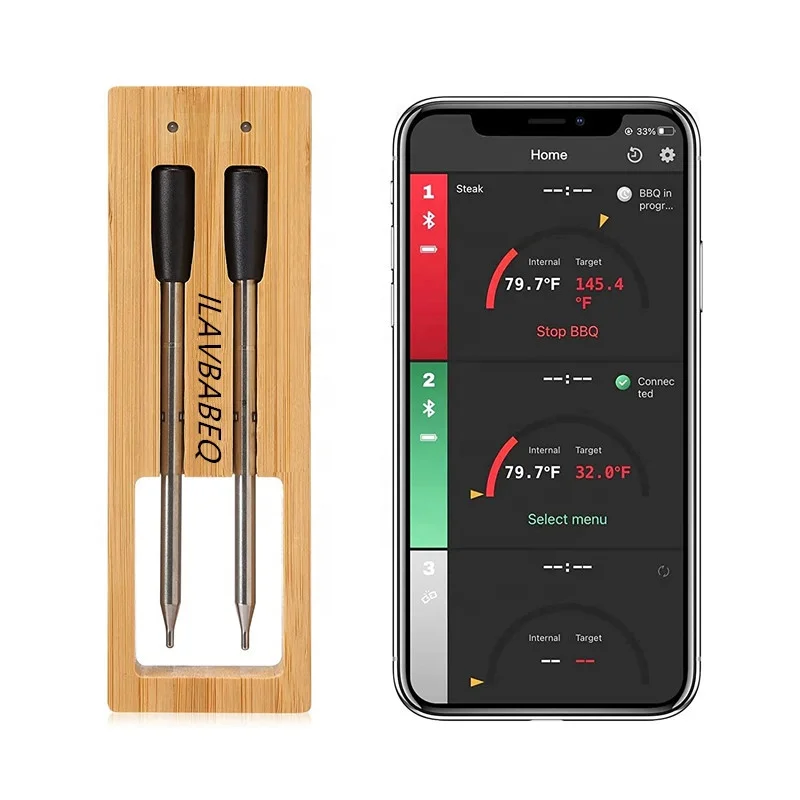 Wireless Meat Thermometer with Bluetooth 5.2 Oven Kitchen ,barbecue Camping Cooking Digital Household Thermometers Everyday
Wireless Meat Thermometer with Bluetooth 5.2 Oven Kitchen ,barbecue Camping Cooking Digital Household Thermometers Everyday
