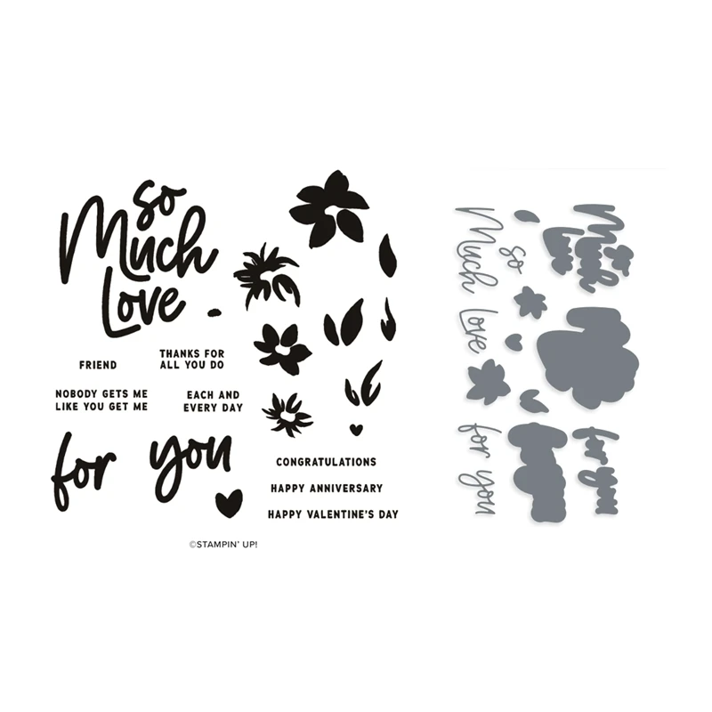 

So Much Love For You Januar-April 2023 Mini Catalog Cutting Dies Clear Stamp Scrapbooking For Paper Making Frame Card Craft