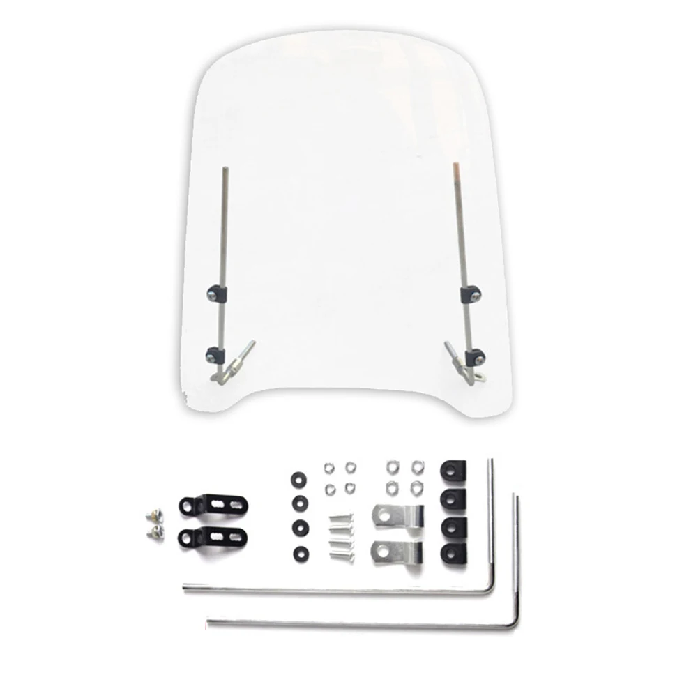 Electric Scooter Front Motorcycle Windshield HD Transparent Battery Car Flashing Tricycle Windshield With Mounting Accessories
Electric Scooter Front Motorcycle Windshield HD Transparent Battery Car Flashing Tricycle Windshield With Mounting Accessories