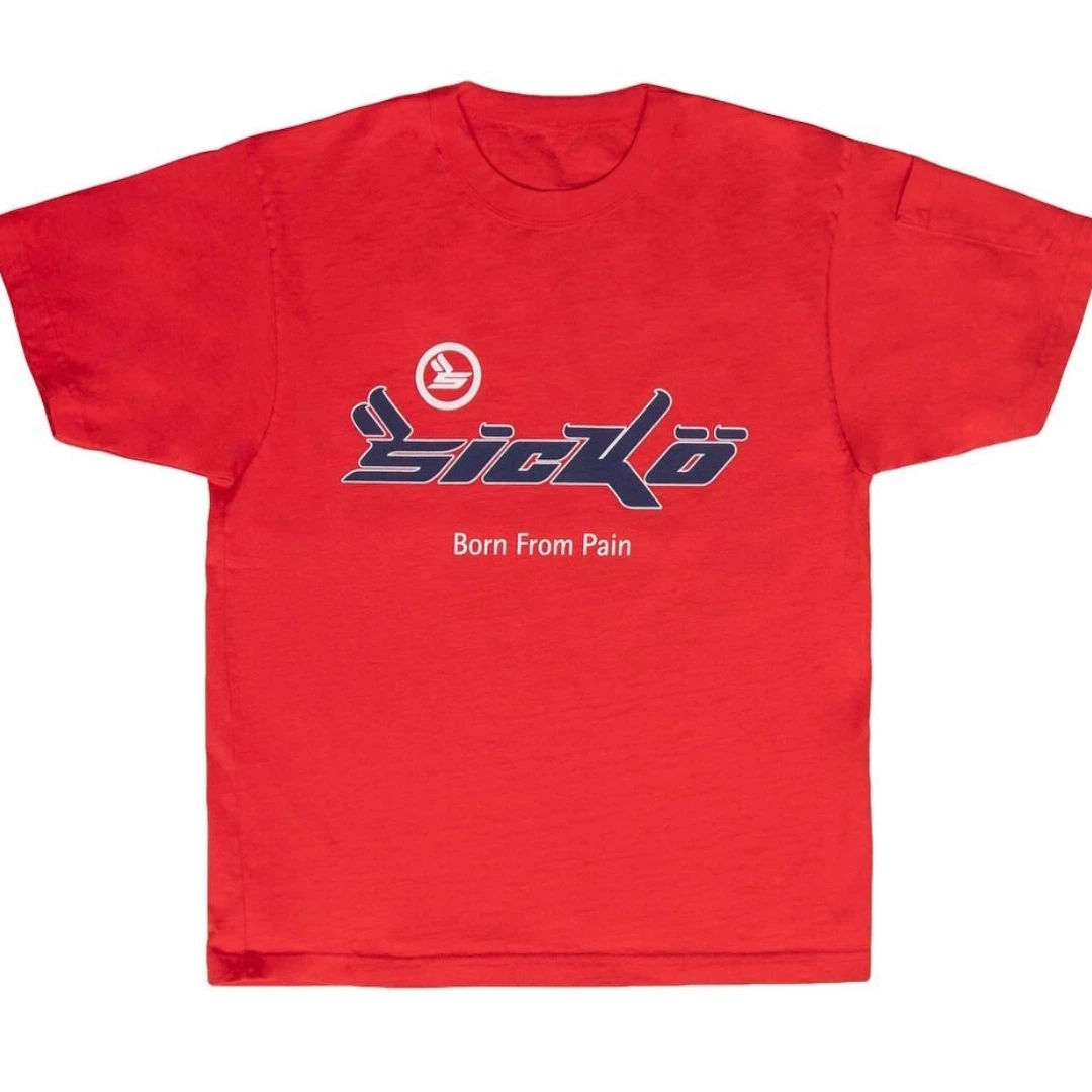 New 2022 Sicko Red Born From Pain IAN CONNOR T Shirts T-Shirt Hip Hop Skateboard Street Cotton T-Shirts Tee Top kenye #R029
New 2022 Sicko Red Born From Pain IAN CONNOR T Shirts T-Shirt Hip Hop Skateboard Street Cotton T-Shirts Tee Top kenye #R029