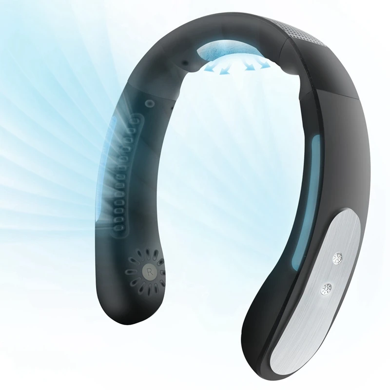 Portable Air Conditioner Neck Fan,Semiconductor Neck Cooler Air Conditioner Wearable,For Travel,Home,Office
Portable Air Conditioner Neck Fan,Semiconductor Neck Cooler Air Conditioner Wearable,For Travel,Home,Office