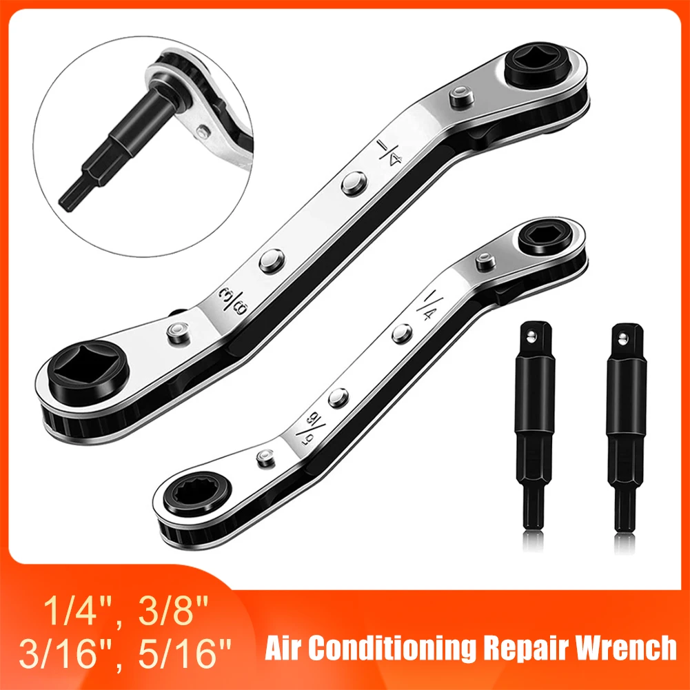 1/4 3/8 3/16 5/16 Ratchet Manual Wrench Air Conditioning Refrigeration Valve Professional Tools Wrench Tool
1/4 3/8 3/16 5/16 Ratchet Manual Wrench Air Conditioning Refrigeration Valve Professional Tools Wrench Tool