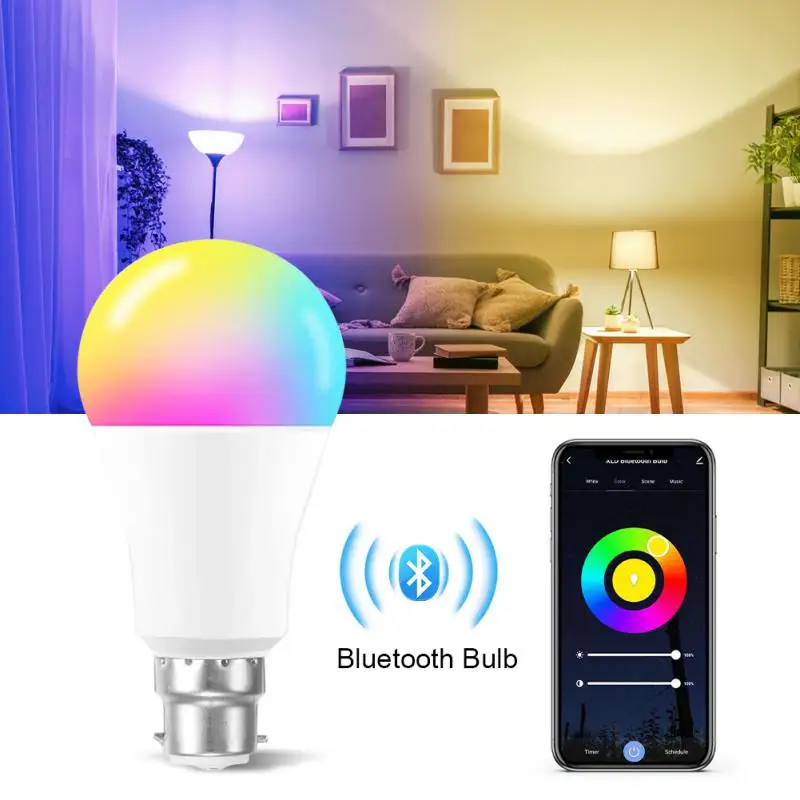 

E27/b22 Tuya Bulb 10w Rgb Dimmable Smart Led Bulb App Control Work With Alexa Google Home Assistant Led Light Bulbs Smart Home