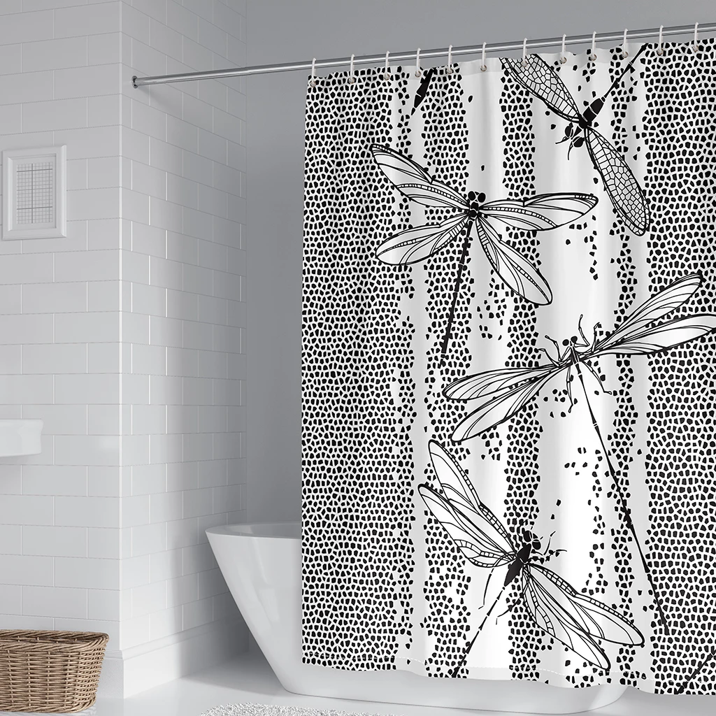 Dragonfly 3D Shower Curtains Waterproof Polyester Gray Bathroom Curtain Landscape with 12 Plastic Hooks Bathroom Curtains 2022
Dragonfly 3D Shower Curtains Waterproof Polyester Gray Bathroom Curtain Landscape with 12 Plastic Hooks Bathroom Curtains 2022