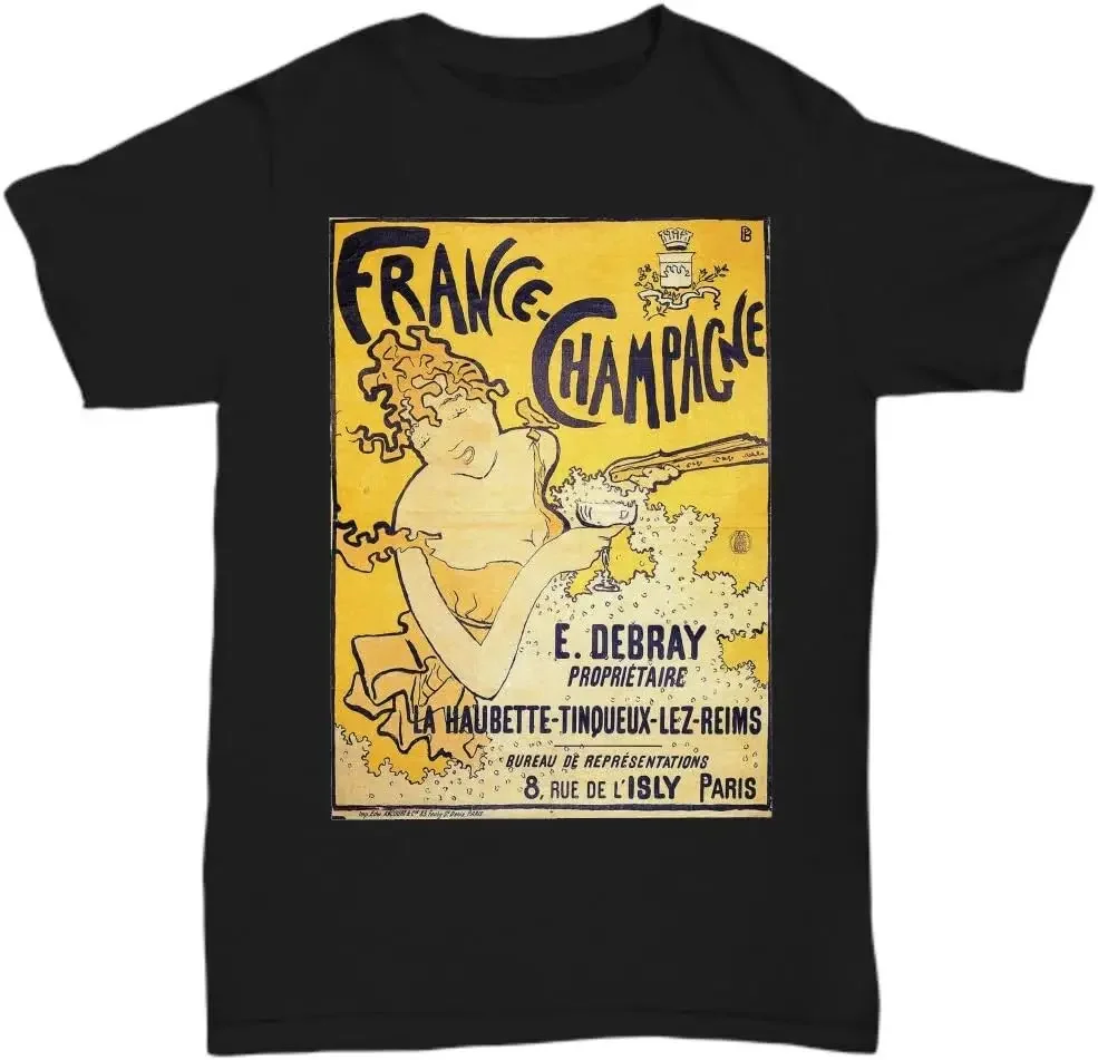 Постер для Франции шампанского (1891) от Pierre Bonnard - Tees Y2K топы унисекс летние с