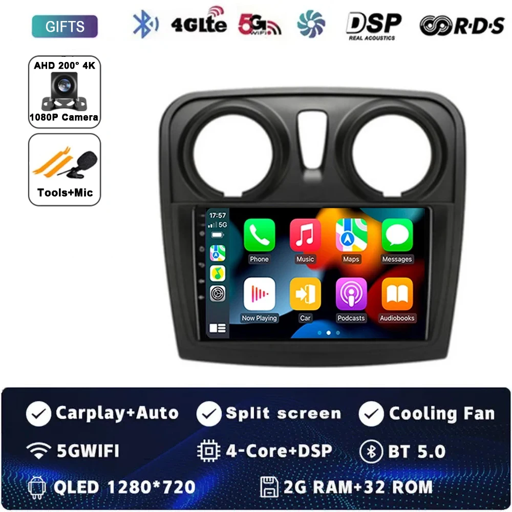 Android 15 для Renault Sandero Logan 2 2012-2019 2K QLED Android Автомобильный радиоприемник Мультимедийный видеоплеер GPS CarPlay Auto BT 4G Стерео
Android 15 для Renault Sandero Logan 2 2012-2019 2K QLED Android Автомобильный радиоприемник Мультимедийный видеоплеер GPS CarPlay Auto BT 4G Стерео