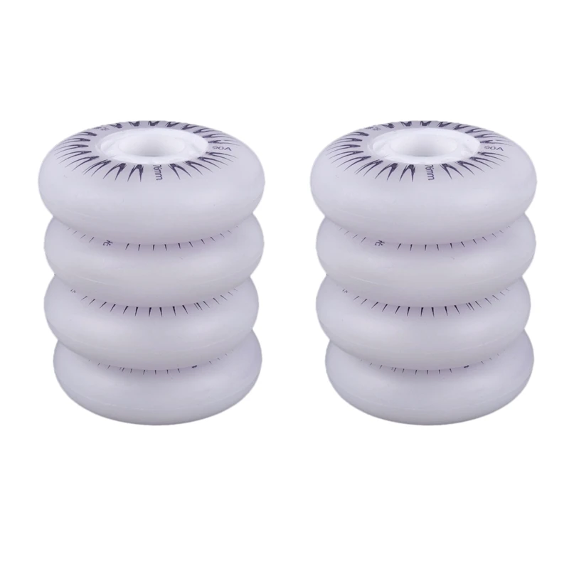 8 Pack 76Mm In-Line Speed Skate Skating Sliding LED Light Flashing Roller Skates Wheels 
8 Pack 76Mm In-Line Speed Skate Skating Sliding LED Light Flashing Roller Skates Wheels