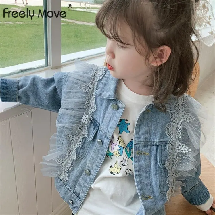 Freely Move Children Clothing 2022 Autumn Girls New Fashionable Clothes Children Korean Denim Girls Sweet Princess Coat Jacket
Freely Move Children Clothing 2022 Autumn Girls New Fashionable Clothes Children Korean Denim Girls Sweet Princess Coat Jacket