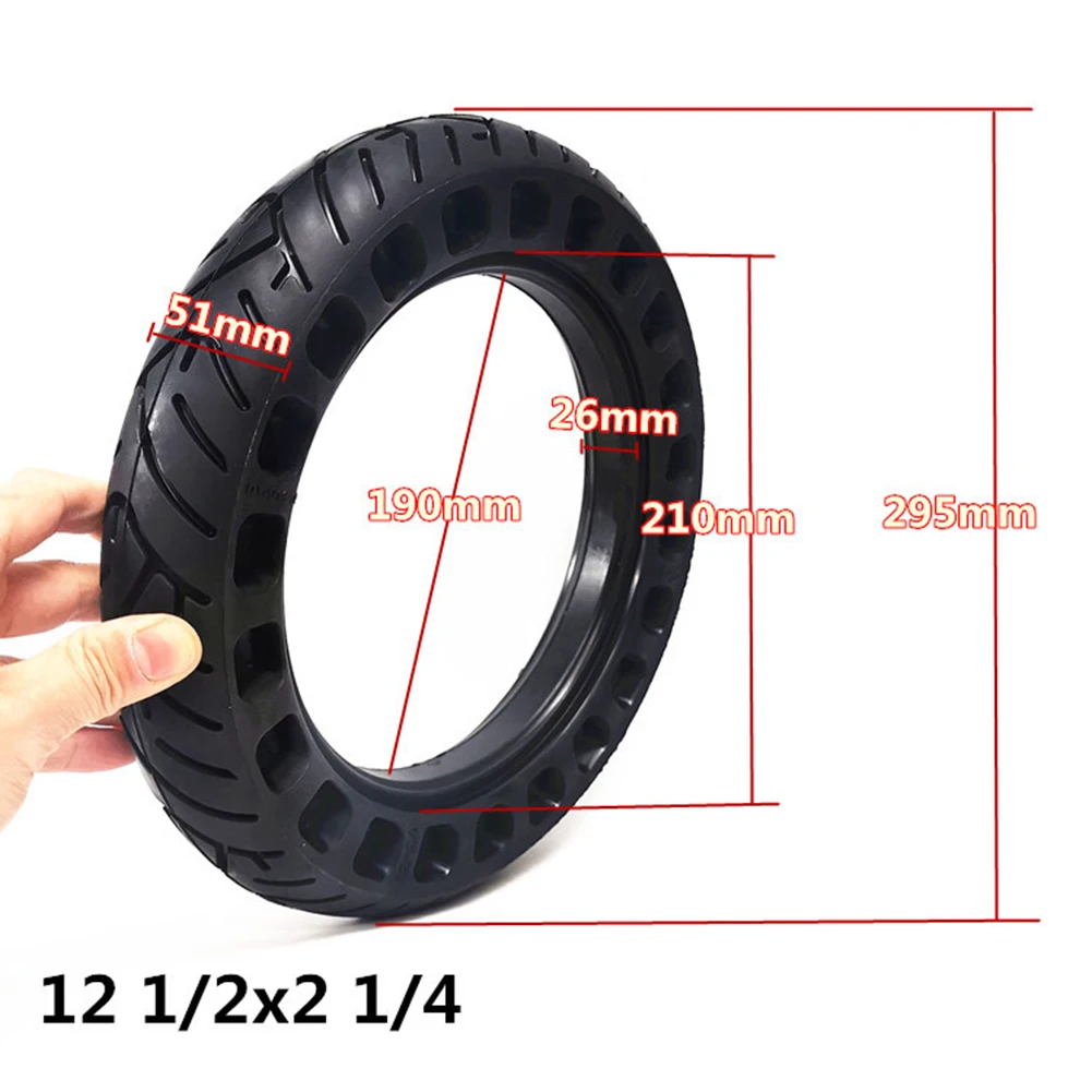 12 Inch Solid Tyre 12 1/2x2 1/4(57-203) E-Bike Scooter 12.5x2.125 Tire Electric Bike Honeycomb Solid Tire Excellent Replacement
12 Inch Solid Tyre 12 1/2x2 1/4(57-203) E-Bike Scooter 12.5x2.125 Tire Electric Bike Honeycomb Solid Tire Excellent Replacement