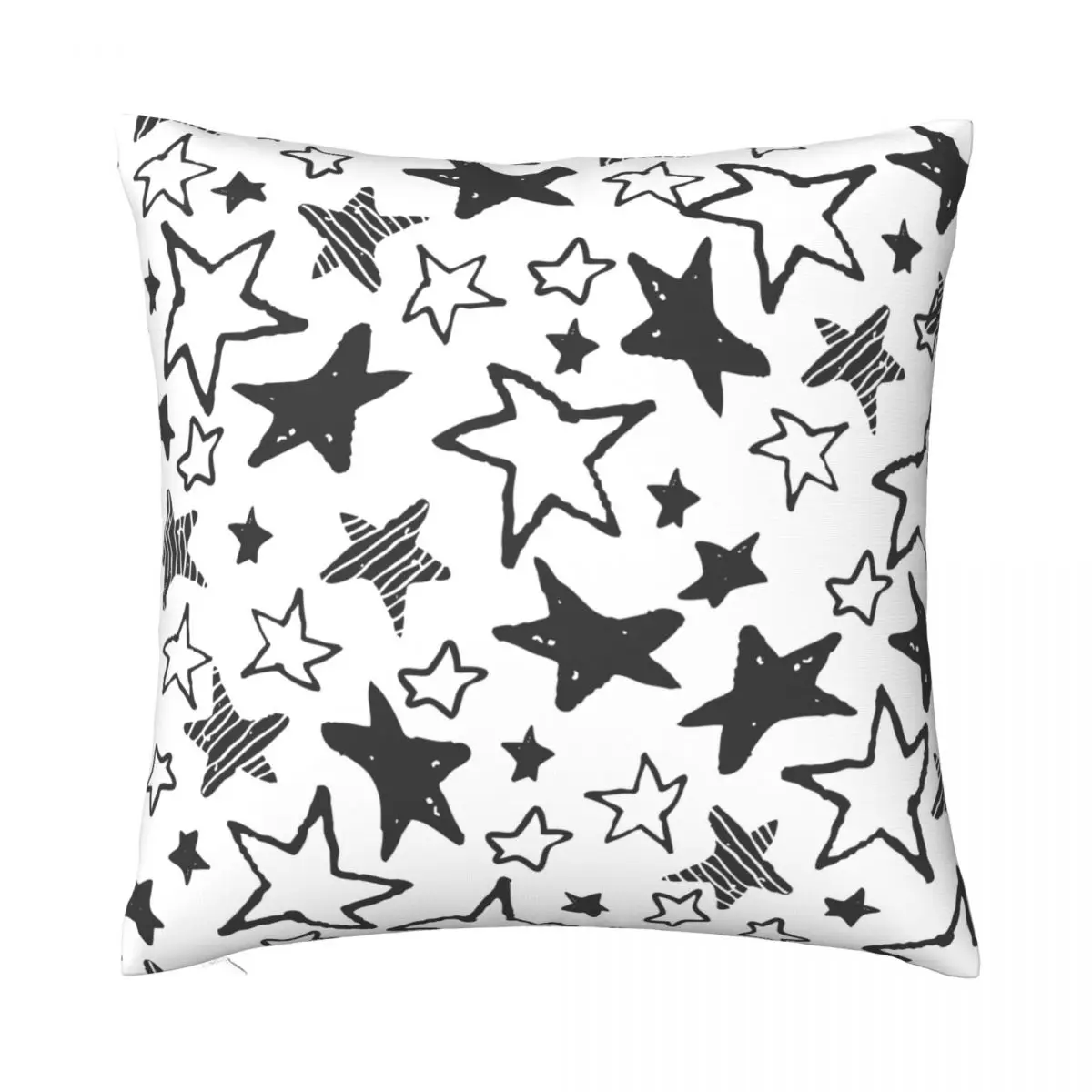 Black White Five Pointed Star Pillowcase Printing Polyester Cushion Cover Decorative Throw Pillow Case Cover Car Square 45*45cm
Black White Five Pointed Star Pillowcase Printing Polyester Cushion Cover Decorative Throw Pillow Case Cover Car Square 45*45cm