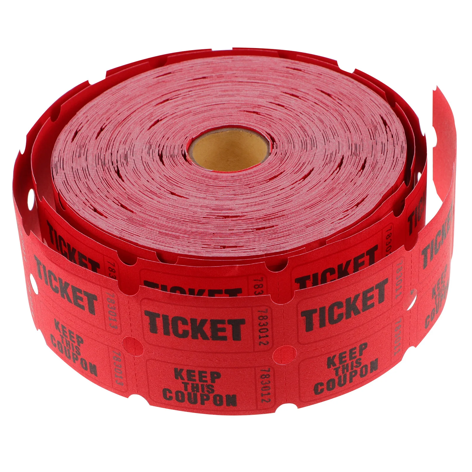 

1 Roll of Red Raffle Tickets Roll Amusement Park Tickets Universal Tickets Roll Tickets Label Roll