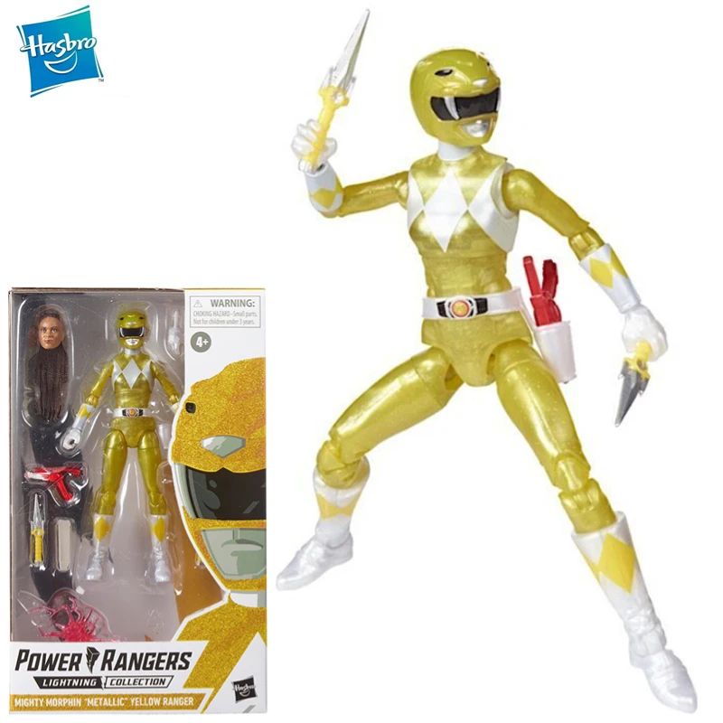 Hasbro Power Rangers Lightning Collection Mighty Morphin Metallic Yellow Ranger 6 Inch Scale Action Figure Toy
Hasbro Power Rangers Lightning Collection Mighty Morphin Metallic Yellow Ranger 6 Inch Scale Action Figure Toy