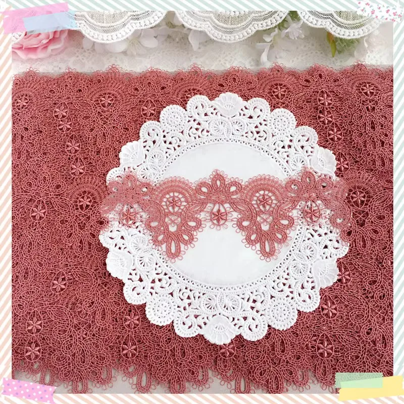 15Yards 4cm Wide Shiny Brown Flower Hollow Venise Diy Venice Lace Clothing Accessories Of Various Garment,Bra.Skirt
15Yards 4cm Wide Shiny Brown Flower Hollow Venise Diy Venice Lace Clothing Accessories Of Various Garment,Bra.Skirt