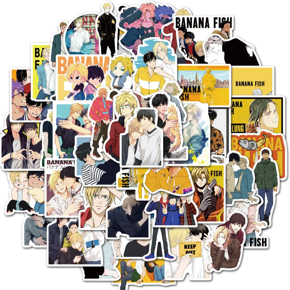 10/30/50PCS Japanese Anime Banana Fish Sticker Luggage Laptop IPad Journal Cup Guitar Motorcycle Waterproof Sticker Wholesale
10/30/50PCS Japanese Anime Banana Fish Sticker Luggage Laptop IPad Journal Cup Guitar Motorcycle Waterproof Sticker Wholesale