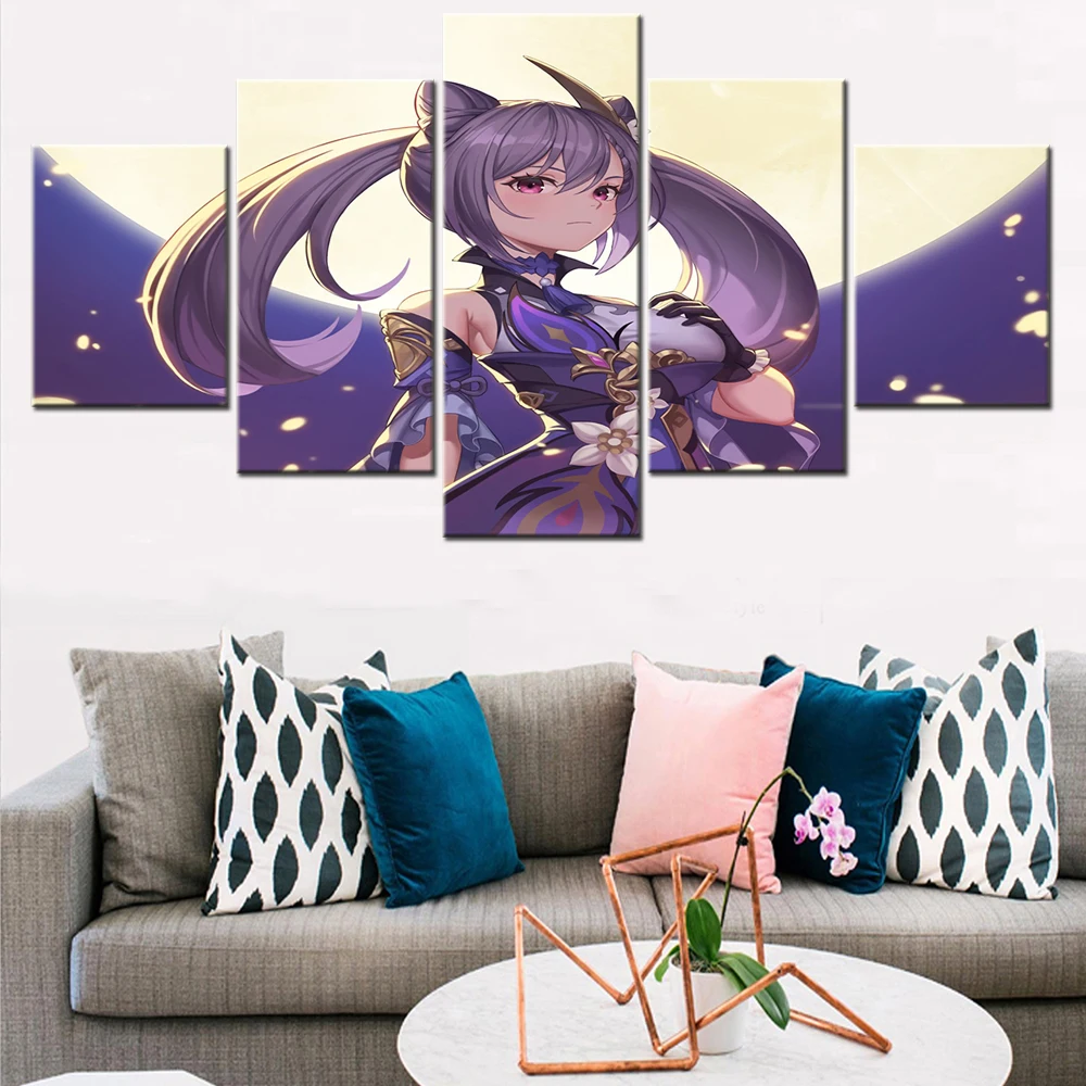 Canvas Home Decor Frame Wall Artworks 5 Pieces Anime Game Genshin Impact Girl Poster Modular Pictures HD Prints Art Paintings
Canvas Home Decor Frame Wall Artworks 5 Pieces Anime Game Genshin Impact Girl Poster Modular Pictures HD Prints Art Paintings