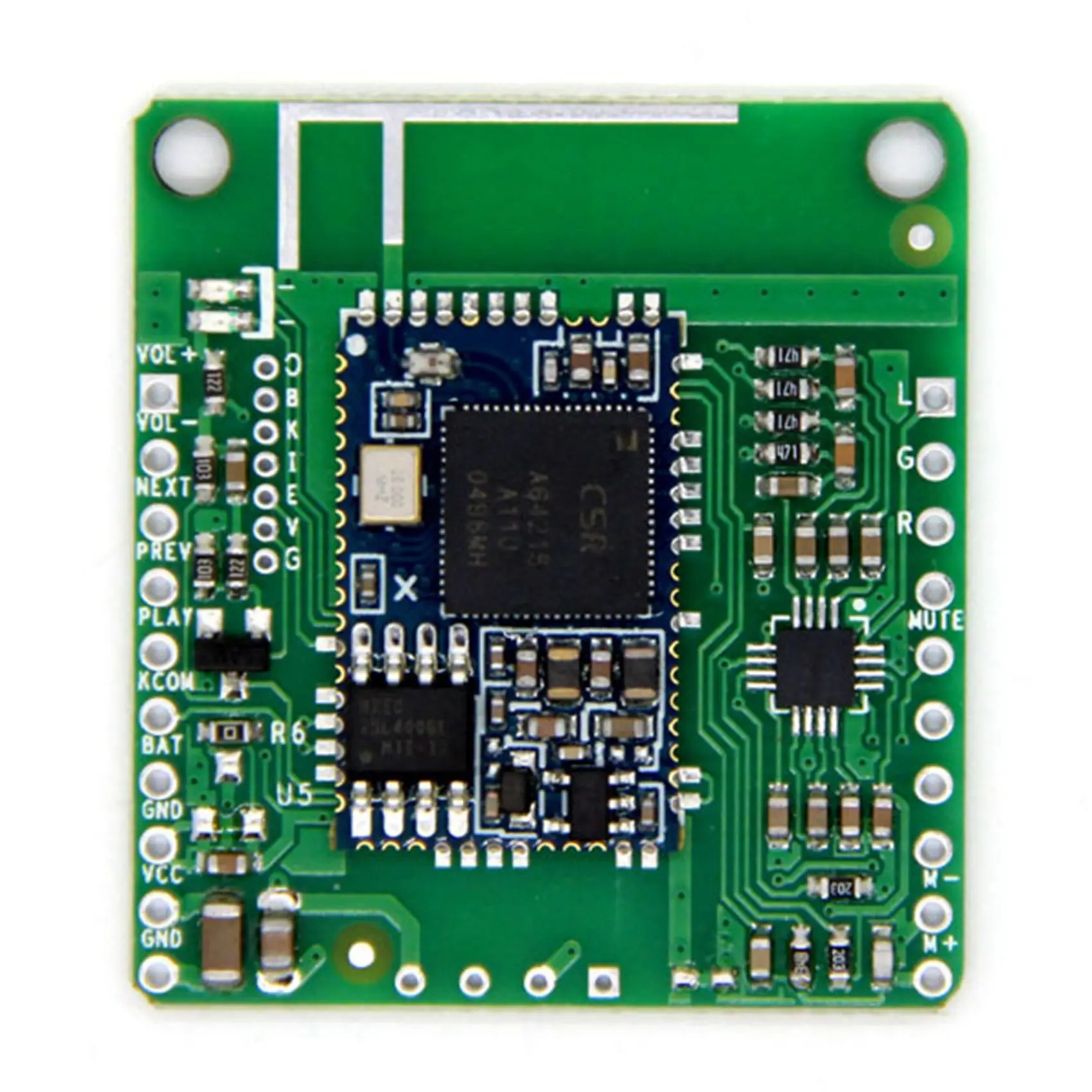 Плата Bluetooth-ресивера CSRA64215, APTXLL, без потерь музыки, Hi-Fi приемник TWS, аудио для автомобильного Bluetooth-ресивера (без DC)
Плата Bluetooth-ресивера CSRA64215, APTXLL, без потерь музыки, Hi-Fi приемник TWS, аудио для автомобильного Bluetooth-ресивера (без DC)