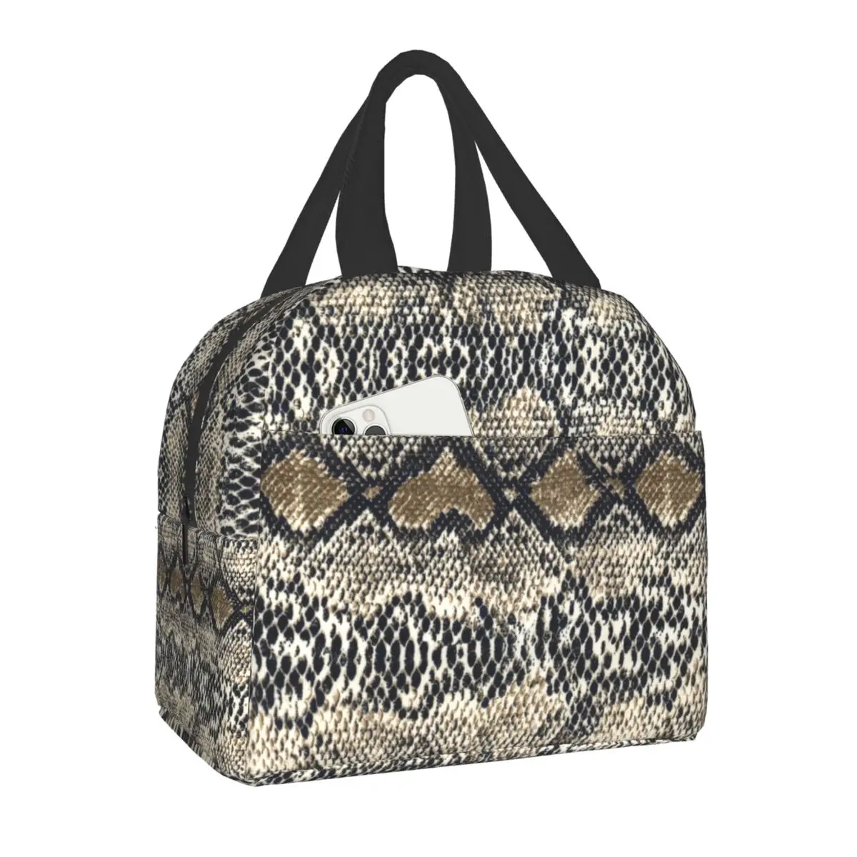 Snake Skin Print Lunch Bags For Women Kids Cooler Thermal Insulated Lunch Box Outdoor Travel Picnic School Food Storage Bag
Snake Skin Print Lunch Bags For Women Kids Cooler Thermal Insulated Lunch Box Outdoor Travel Picnic School Food Storage Bag