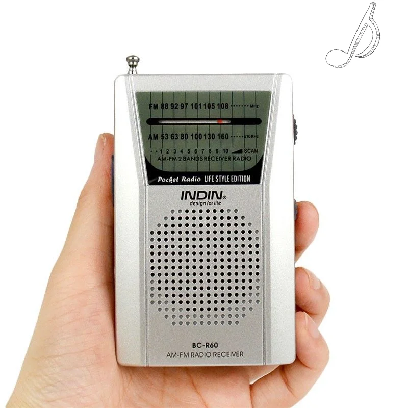Карманное мини-радио телескопическая антенна мини AM/FM-диапазон мировое радио