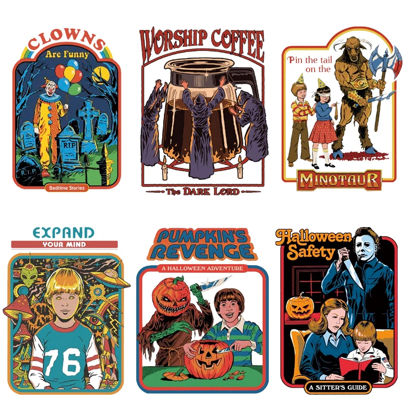 Cartoon Satan Alien Evil Demon Patches Stickers on Clothes Dark Humor Iron-on Transfers for Clothing Thermoadhesive Patch Badges
Cartoon Satan Alien Evil Demon Patches Stickers on Clothes Dark Humor Iron-on Transfers for Clothing Thermoadhesive Patch Badges
