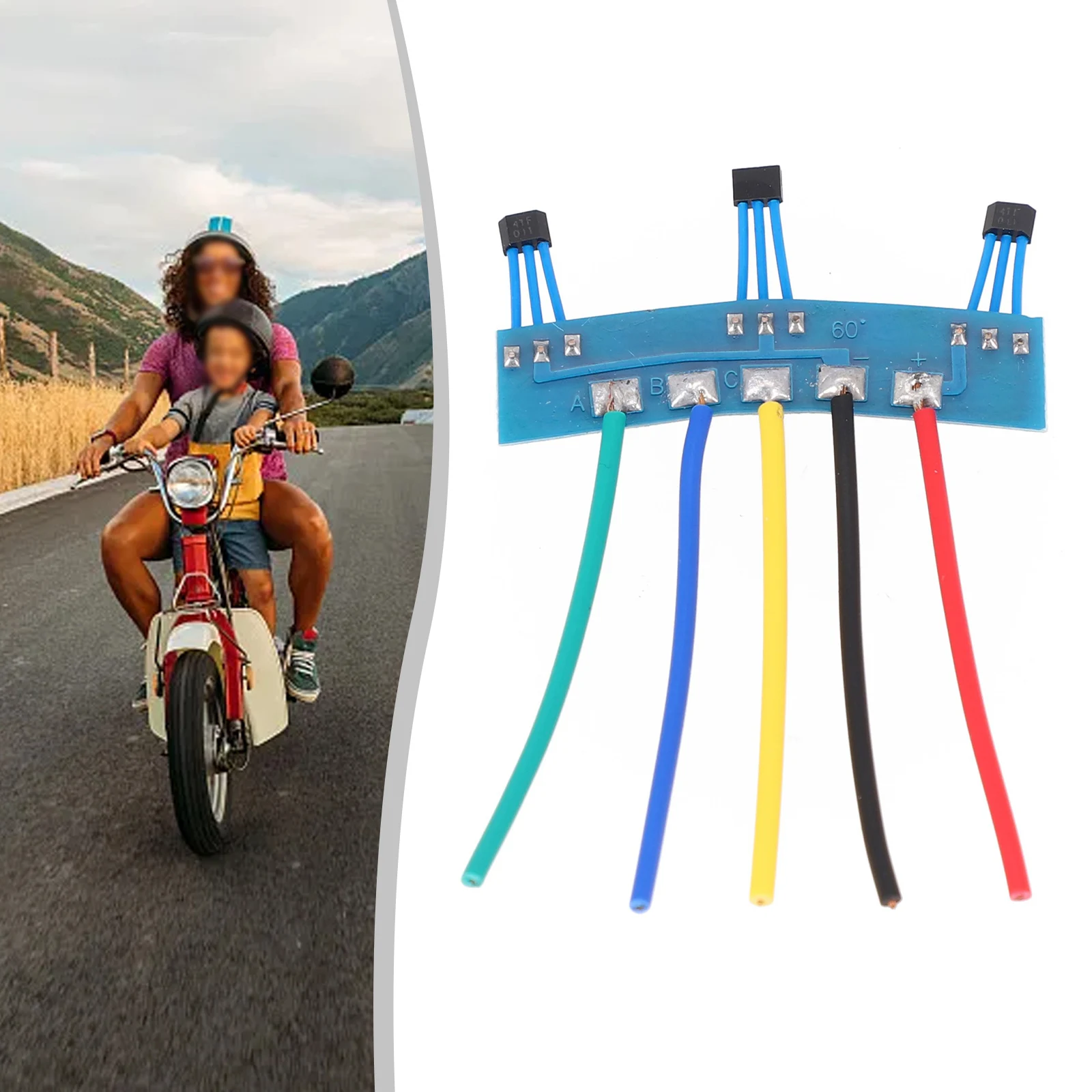 1pc Ebike Hall PCB Green 4.5CM Electric Bike Accessories For Two Wheel Motor 60 Degrees Series Motors For 41F Sine Wave Motor
1pc Ebike Hall PCB Green 4.5CM Electric Bike Accessories For Two Wheel Motor 60 Degrees Series Motors For 41F Sine Wave Motor