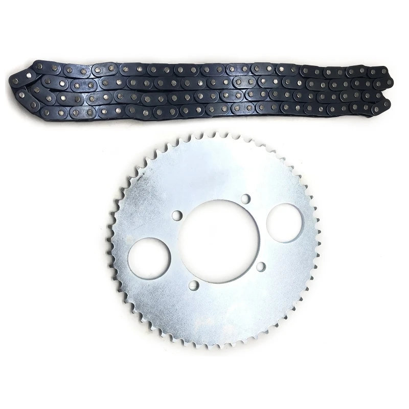 T8F 54T Tooth Rear Dirve Sprocket Cog With 116 Links Chain For 2 Stroke Pocket Bike Gas Scooter Quad Pit Dirt Bike Moped D7YA
T8F 54T Tooth Rear Dirve Sprocket Cog With 116 Links Chain For 2 Stroke Pocket Bike Gas Scooter Quad Pit Dirt Bike Moped D7YA