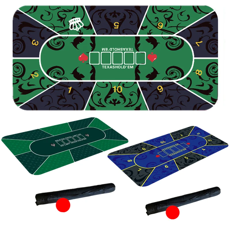 Professional Texas Hold'em Table Mat 1.2*0.6m Baccarat Entertainment Game High Quality Table Game Mat Party Game Family Party
Professional Texas Hold'em Table Mat 1.2*0.6m Baccarat Entertainment Game High Quality Table Game Mat Party Game Family Party