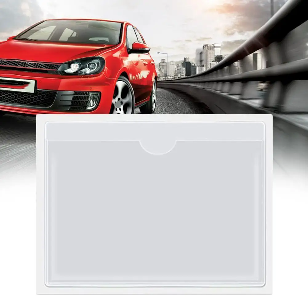4pcs Self-Plastic Adhesive Clear Card Holder Windshield Parking Permit Transparent Card Bag Durable Plastic Card Cover Pocket
4pcs Self-Plastic Adhesive Clear Card Holder Windshield Parking Permit Transparent Card Bag Durable Plastic Card Cover Pocket