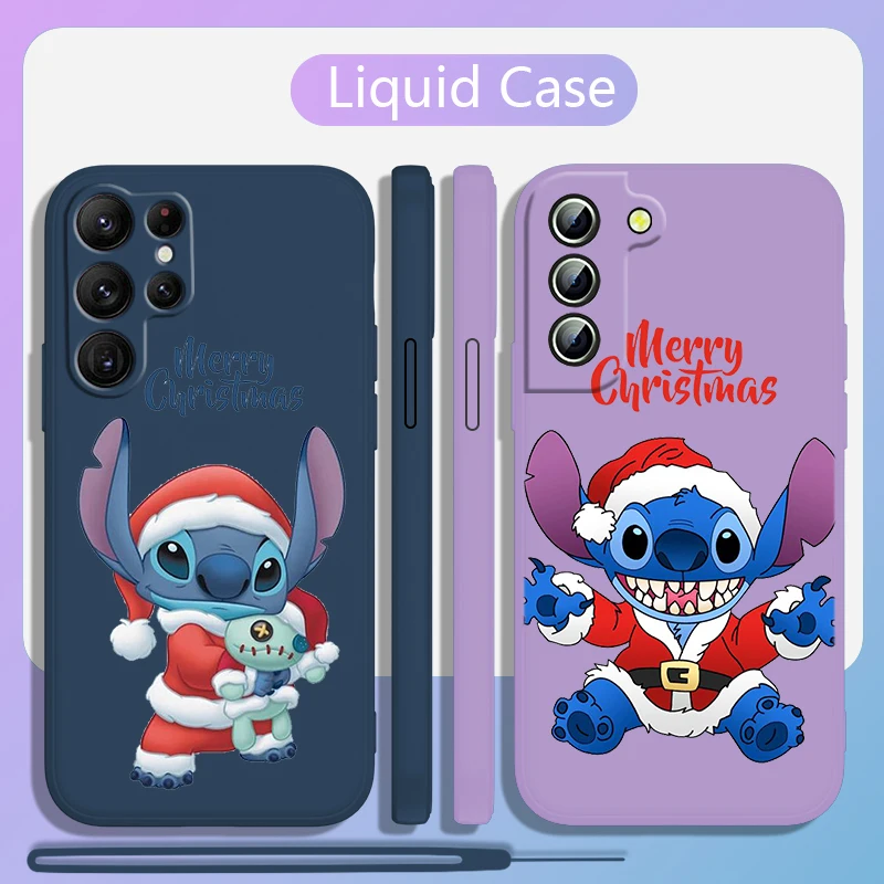 Stitch Christmas Anime Phone Case For Samsung Galaxy S23 S22 S21 S20 S10 S9 Ultra Plus Pro FE Liquid Rope Candy Color Shell
Stitch Christmas Anime Phone Case For Samsung Galaxy S23 S22 S21 S20 S10 S9 Ultra Plus Pro FE Liquid Rope Candy Color Shell