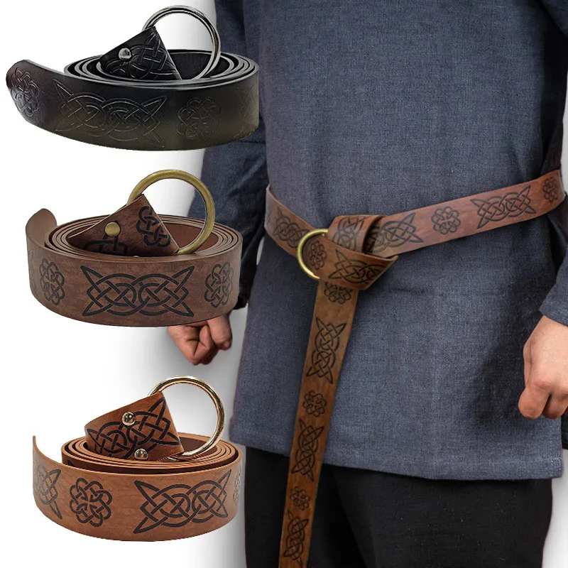 Medieval Embossed Belt Viking Giant Wolf Fenrir Ring Belt Retro Knight Leather Waistband Renaissance Cosplay Stage Props
Medieval Embossed Belt Viking Giant Wolf Fenrir Ring Belt Retro Knight Leather Waistband Renaissance Cosplay Stage Props