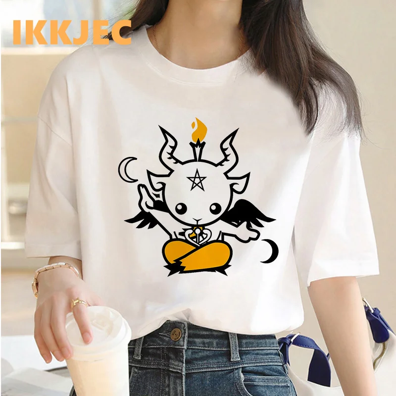 baphomet tshirt women kawaii vintage couple clothes japanese 2022 clothes ulzzang streetwear
baphomet tshirt women kawaii vintage couple clothes japanese 2022 clothes ulzzang streetwear