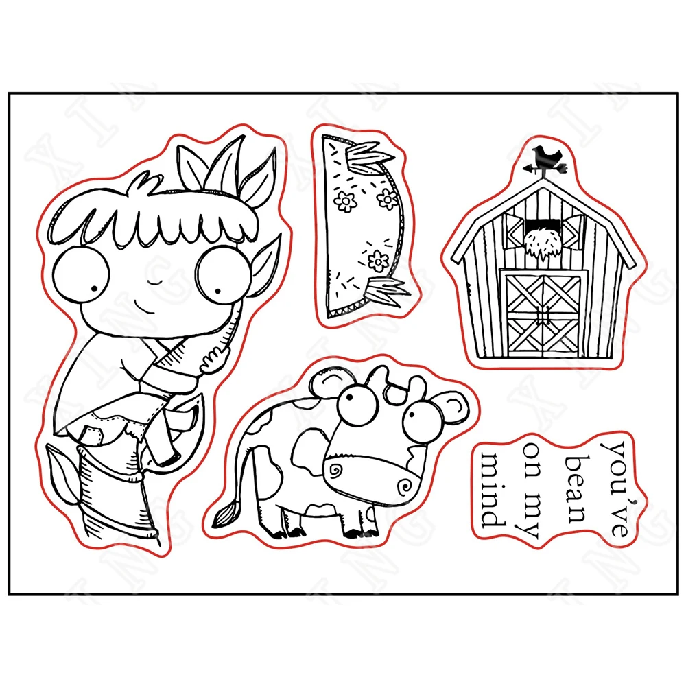 Spring New Drawing Molds Dairy Barn Imagination Cutting Dies Clear Silicone Stamps Diy Paper Card Scrapbooking Decoration Folder
Spring New Drawing Molds Dairy Barn Imagination Cutting Dies Clear Silicone Stamps Diy Paper Card Scrapbooking Decoration Folder