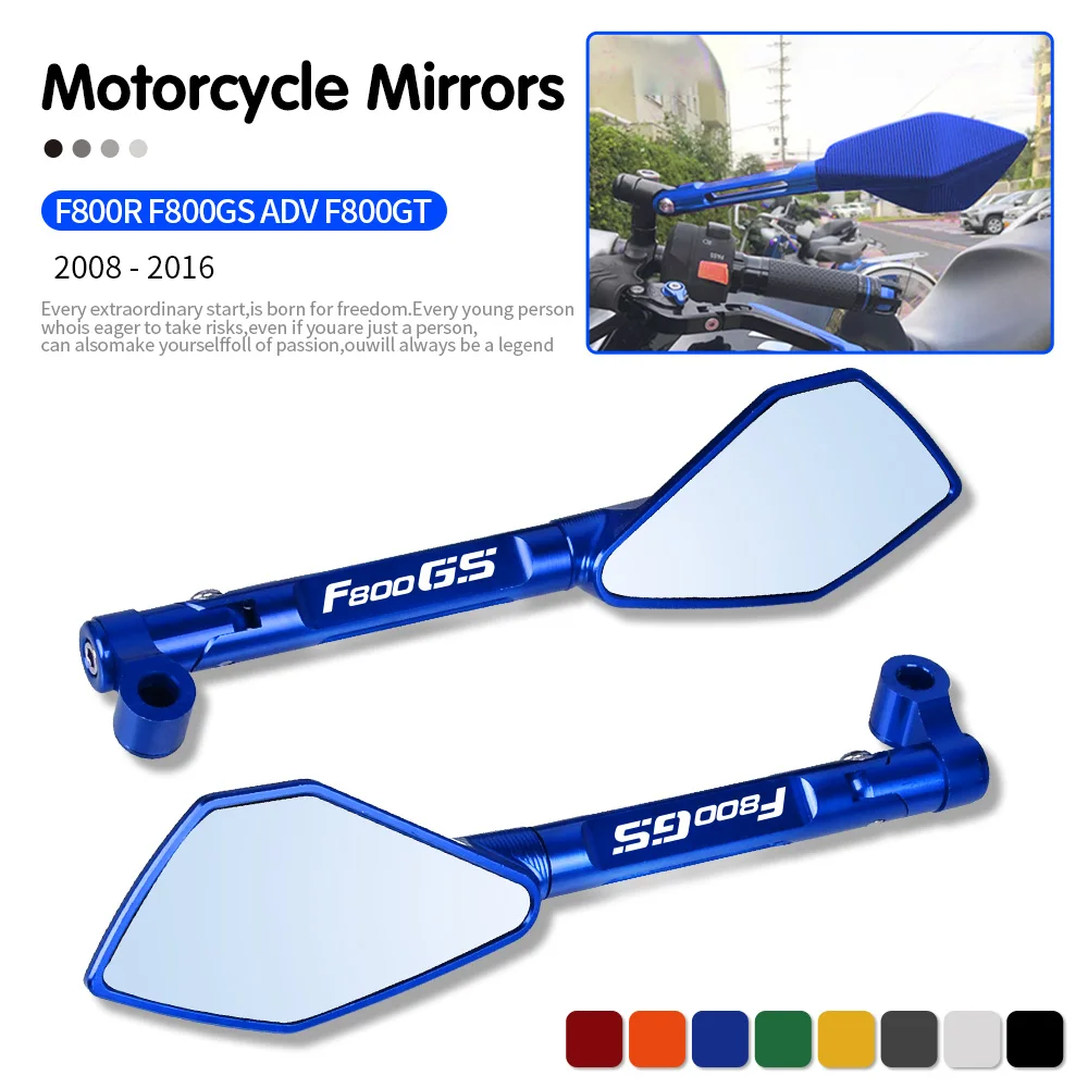 F800R 2009-2016 Universal Motorcycle CNC Rear View Rearview Mirrors Side Mirror FOR BMW F800GS ADV 2008-2016 F800GT 2013-2016
F800R 2009-2016 Universal Motorcycle CNC Rear View Rearview Mirrors Side Mirror FOR BMW F800GS ADV 2008-2016 F800GT 2013-2016