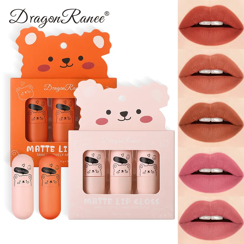 Kawaii Capsule Matte Lip Gloss 3pcs/set Waterproof Lips Korean Makeup Non Stick Cup Liquid Lipstick for Women Student Lip Tint
Kawaii Capsule Matte Lip Gloss 3pcs/set Waterproof Lips Korean Makeup Non Stick Cup Liquid Lipstick for Women Student Lip Tint