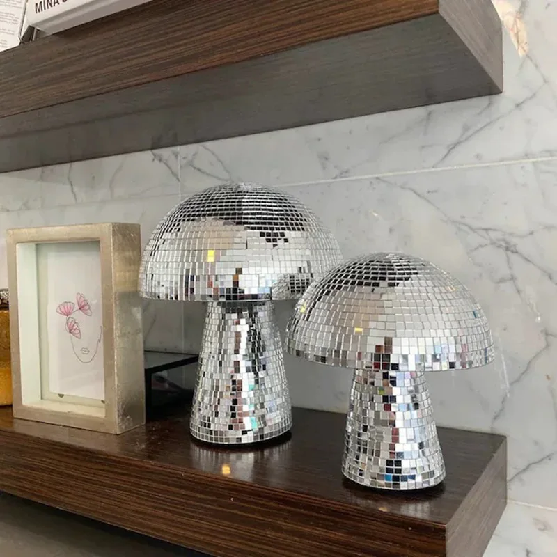 Ins Mushroom Disco Ball Mirror Reflective Ball For Wedding Room Table Decoration Bar Stage Rotating Dj Light Reflection
Ins Mushroom Disco Ball Mirror Reflective Ball For Wedding Room Table Decoration Bar Stage Rotating Dj Light Reflection