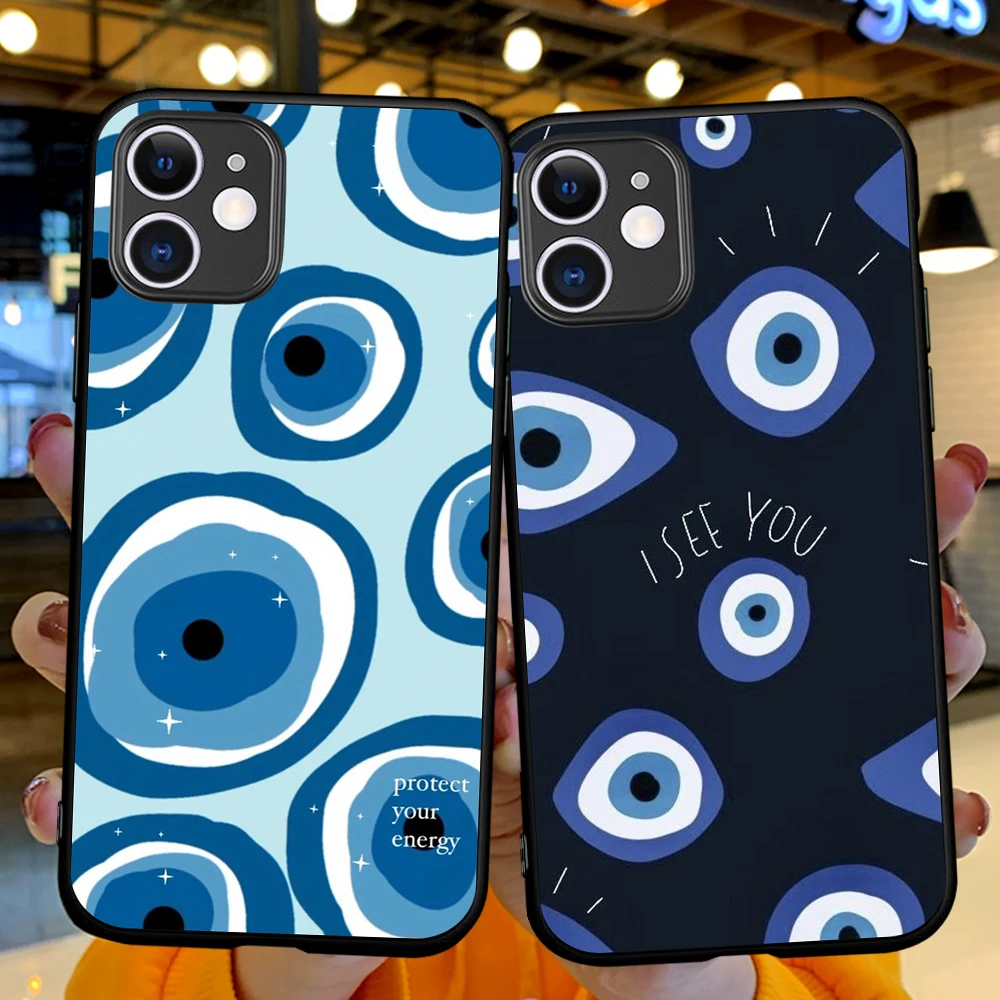 Luxury Blue Eyes Lucky Eye Funda for IPhone 11 12 13 Mini 11 Pro X XS Max XR 6 7 8 Plus SE Phone Case Soft Silicone Tpu Cover
Luxury Blue Eyes Lucky Eye Funda for IPhone 11 12 13 Mini 11 Pro X XS Max XR 6 7 8 Plus SE Phone Case Soft Silicone Tpu Cover
