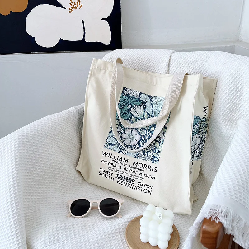 UK Arts Female Canvas Shoulder Bag William Morris Vintage Flower Garden Print Zipper Books Handbag Large Tote For Women Shopping
UK Arts Female Canvas Shoulder Bag William Morris Vintage Flower Garden Print Zipper Books Handbag Large Tote For Women Shopping
