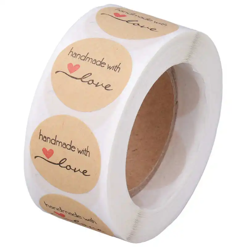 Kraft Paper Stickers Kraft Paper 500 Sheets Hand Made Label Stickers for Office for Kitchen for School
Kraft Paper Stickers Kraft Paper 500 Sheets Hand Made Label Stickers for Office for Kitchen for School