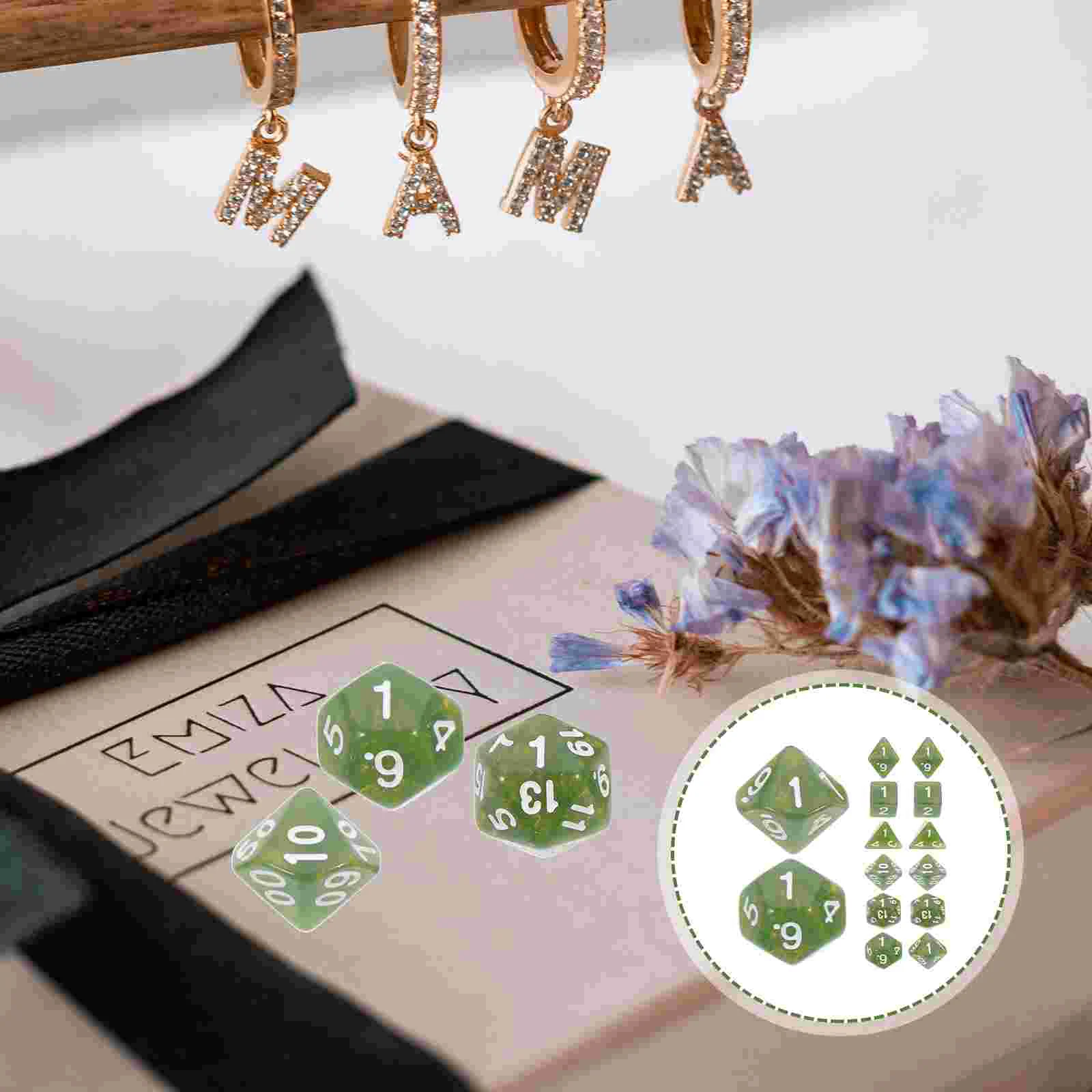 2 Sets of Green Game Dice Party Dice Game Numbered Dice Funny Game Dice Party Accessory
2 Sets of Green Game Dice Party Dice Game Numbered Dice Funny Game Dice Party Accessory