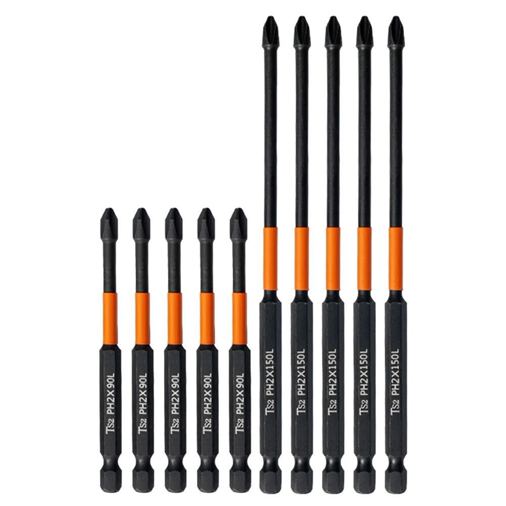 10pcs PH2 Magnetic Impact Screwdrivers Bit Set Alloy Steel Cross Screwdriver Bit Anti Non-slip Batch Head Screw Driver 90/150mm
10pcs PH2 Magnetic Impact Screwdrivers Bit Set Alloy Steel Cross Screwdriver Bit Anti Non-slip Batch Head Screw Driver 90/150mm