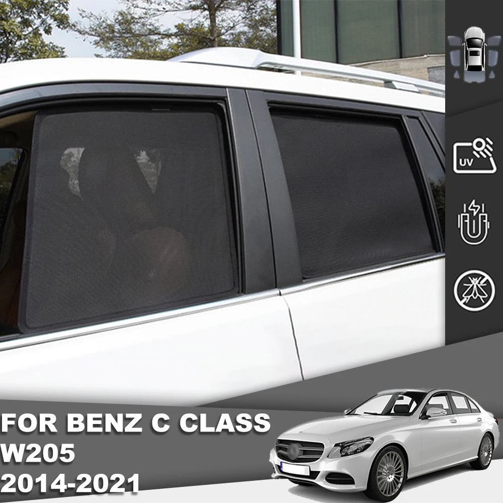 For Mercedes Benz C Class W205 2013-2021 Magnetic Car Sunshade Front Windshield Mesh Curtain Rear Side Window Sun Shade Visor
For Mercedes Benz C Class W205 2013-2021 Magnetic Car Sunshade Front Windshield Mesh Curtain Rear Side Window Sun Shade Visor