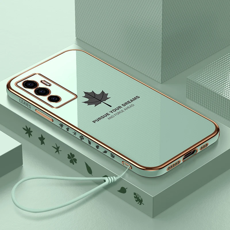 Ultra-thin Maple Leaf Plating Silicone Phone Case For Samsung Galaxy S23 S22 S21 S20 FE S10 Note 20 10 A21S Luxury Lanyard Cover
Ultra-thin Maple Leaf Plating Silicone Phone Case For Samsung Galaxy S23 S22 S21 S20 FE S10 Note 20 10 A21S Luxury Lanyard Cover