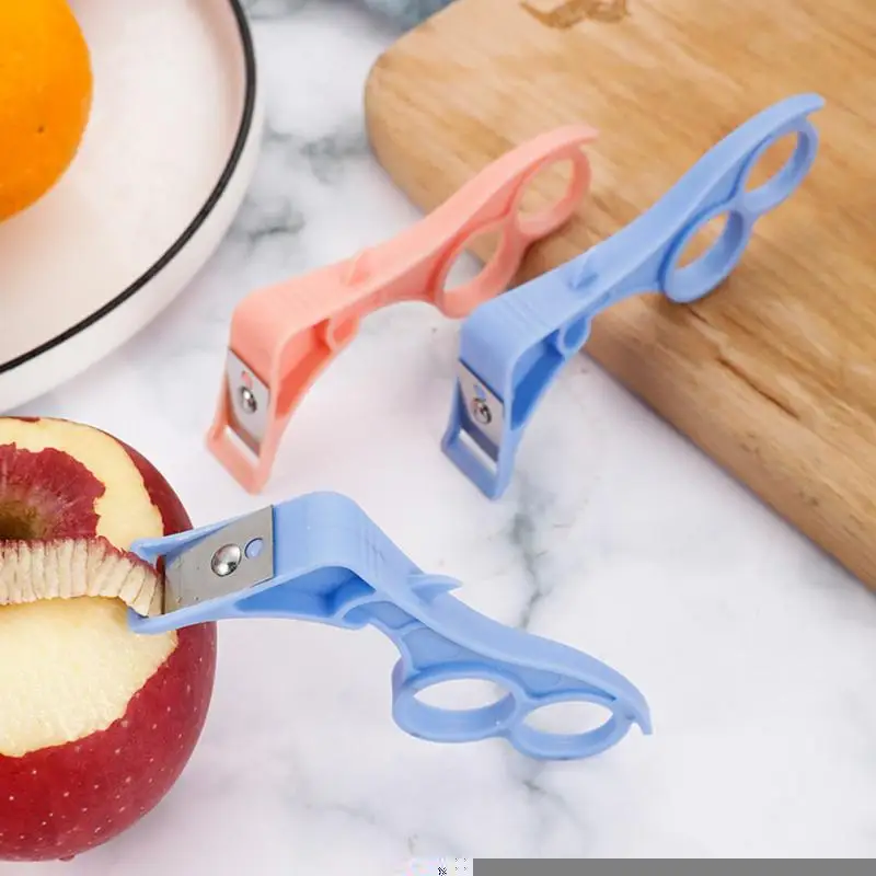 Kitchen Vegetable Peeler Stainless Steel Melon Planer Finger Ring Peeler Household Multiple-Function Fruit And Vegetable Peeler
Kitchen Vegetable Peeler Stainless Steel Melon Planer Finger Ring Peeler Household Multiple-Function Fruit And Vegetable Peeler