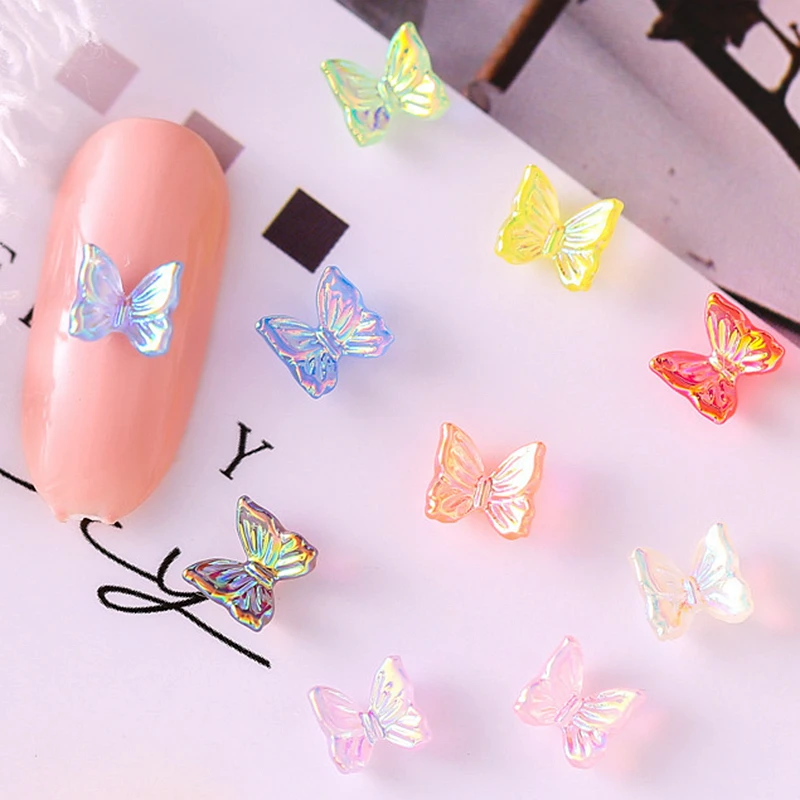 50PCS Aurora Glitter 3D Colorful Butterfly Nails Jewelry DIY Resin Manicure Decals Nail Art Decorations Accessories Supplies
50PCS Aurora Glitter 3D Colorful Butterfly Nails Jewelry DIY Resin Manicure Decals Nail Art Decorations Accessories Supplies