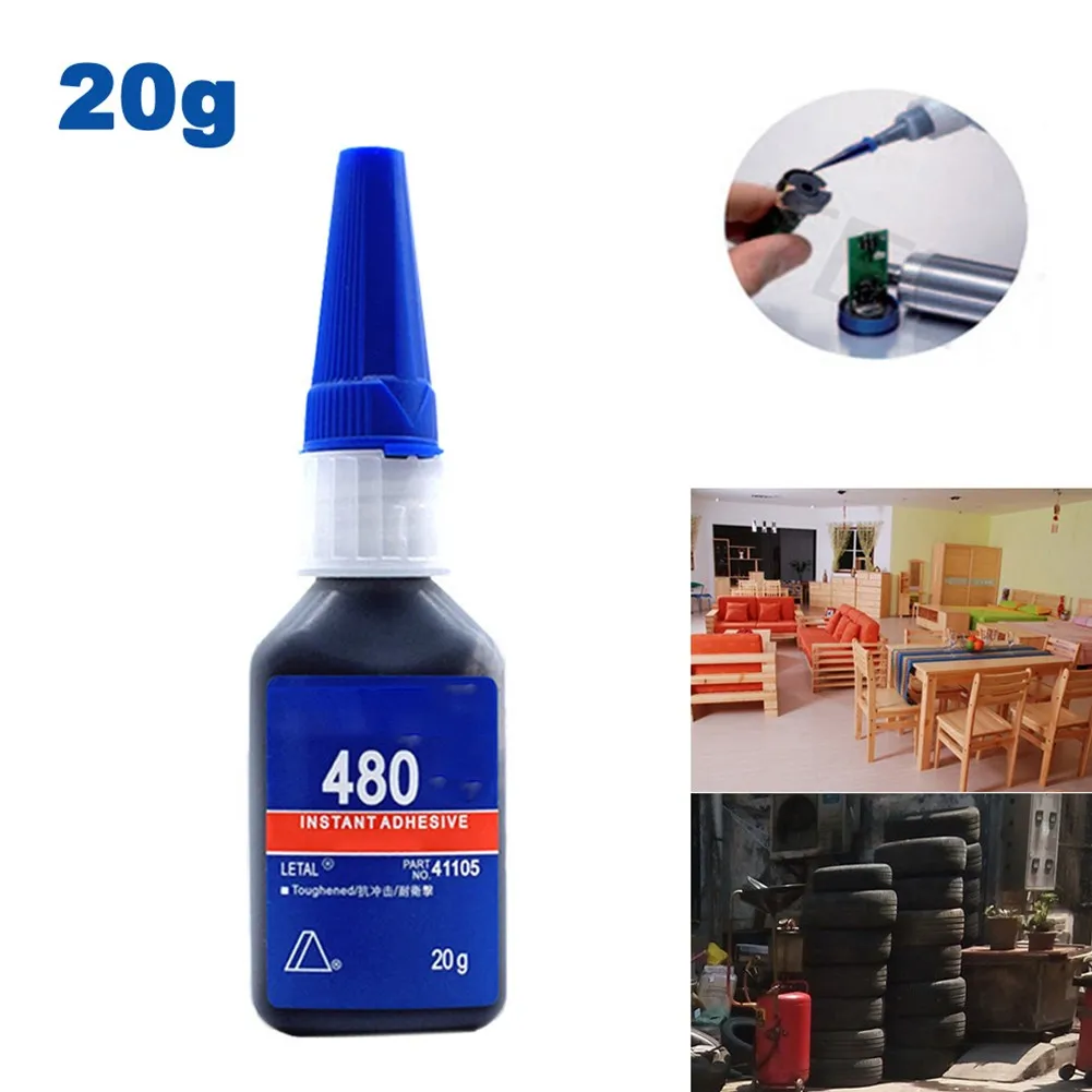 20g 480 Black Enhanced Version Super Extra Strong Glue Instant Dry Adhesive Ethyl Cyanoacrylate For Metal Plastic Rubber Tire
20g 480 Black Enhanced Version Super Extra Strong Glue Instant Dry Adhesive Ethyl Cyanoacrylate For Metal Plastic Rubber Tire