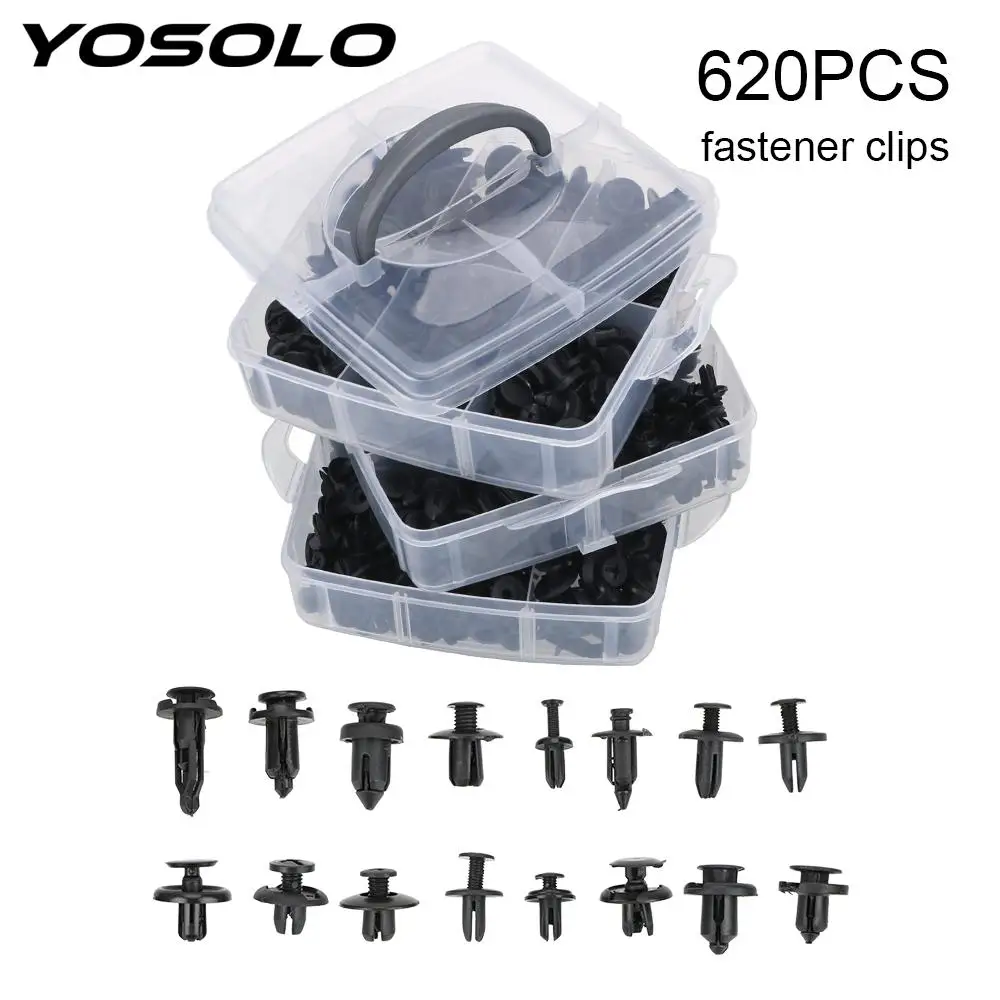 620 Pcs/set 16 Kinds Auto Bumper Rivet Fastener Clips Mixed Car Fasteners Interior Accessories Door Trim Panel
620 Pcs/set 16 Kinds Auto Bumper Rivet Fastener Clips Mixed Car Fasteners Interior Accessories Door Trim Panel
