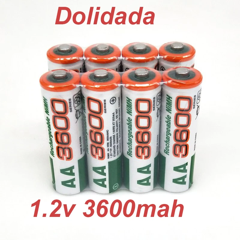 Dolidada original rechargeable AA battery 1.2v 3600mah rechargeable battery for clock mouse and computer electric shaver
Dolidada original rechargeable AA battery 1.2v 3600mah rechargeable battery for clock mouse and computer electric shaver